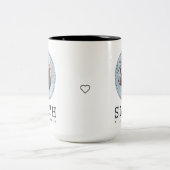 Tasse 2 Couleurs Sloth on Tree et Globe with Sloth Nation Text (Centre)