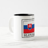 Tasse 2 Couleurs Slovaquie (Devant gauche)