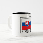 Tasse 2 Couleurs Slovène (Devant gauche)