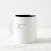 Tasse 2 Couleurs Slow Progress Is Still Progress (Devant gauche)