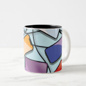 Tasse 2 Couleurs Smartphones avec encoche (Devant droit)