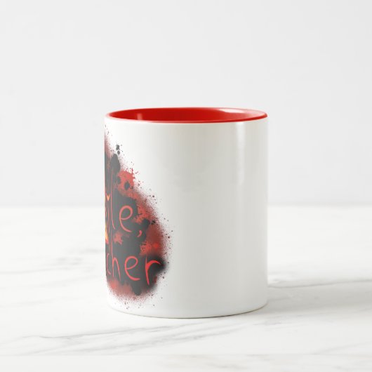 Tasse 2 Couleurs Smile, Cher :) (Centre)