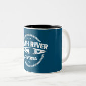 Tasse 2 Couleurs Smith River California Kayak (Devant droit)