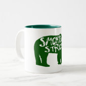 Tasse 2 Couleurs Smokies Ours fort (Devant gauche)