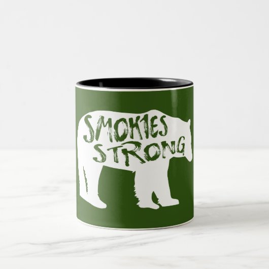 Tasse 2 Couleurs Smokies Ours fort (Centre)