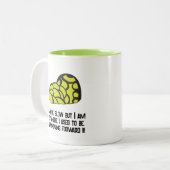 Tasse 2 Couleurs Snail Whimsical Fundy Snail (Devant gauche)