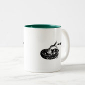 Tasse 2 Couleurs Snake Hiss Planètes Espace Système Solaire (Devant droit)