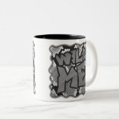 Tasse 2 Couleurs Snake Yellow et Gold Print (Devant droit)