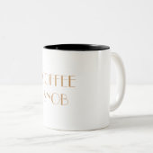 Tasse 2 Couleurs SNOB Mub de CAFÉ (Devant droit)