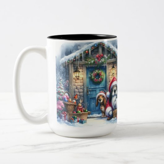 Tasse 2 Couleurs Snoop sur le tabouret (Gauche)