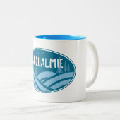 Tasse 2 Couleurs Snoqualmie Washington Outdoors (Devant droit)