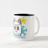 Tasse 2 Couleurs Snow Catsmallow (Devant droit)