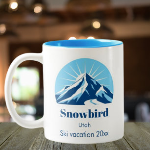 Tasse 2 Couleurs Snowbird Utah USA café souvenir