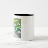 Tasse 2 Couleurs Snowboard (Centre)
