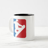 Tasse 2 Couleurs Snowboard All Star (Devant gauche)