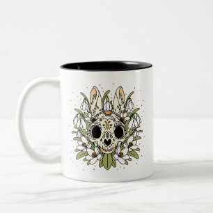 Tasse 2 Couleurs Snowdrop et lapin de janvier