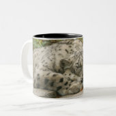 Tasse 2 Couleurs SnowLeopardM001 (Devant gauche)
