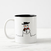 Tasse 2 Couleurs Snowman (Gauche)