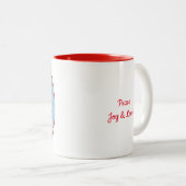 Tasse 2 Couleurs Snowman (Devant droit)