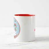 Tasse 2 Couleurs Snowman (Centre)
