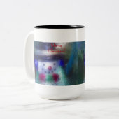 Tasse 2 Couleurs Snowman gelé Joyeux Noël (Devant gauche)