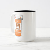 Tasse 2 Couleurs Snowmobiling Is My Drug (Devant gauche)