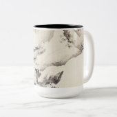 Tasse 2 Couleurs Snowscape par Kōno Bairei (Devant droit)