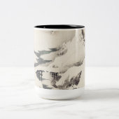 Tasse 2 Couleurs Snowscape par Kōno Bairei (Centre)