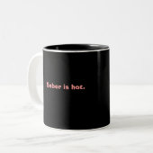 Tasse 2 Couleurs Sobre est chaud (Devant gauche)