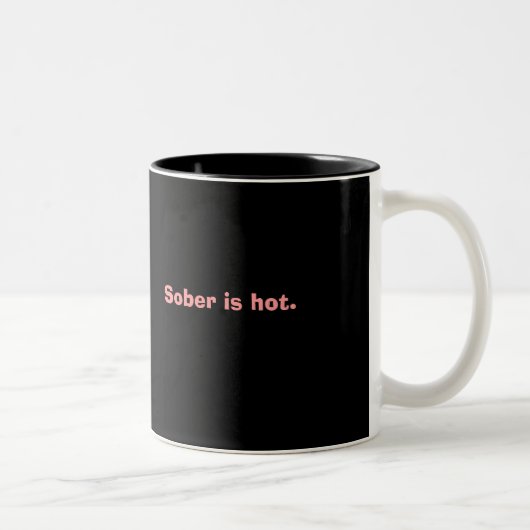 Tasse 2 Couleurs Sobre est chaud (Droit)