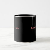 Tasse 2 Couleurs Sobre est chaud (Centre)