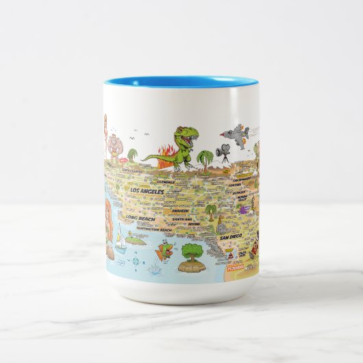 Tasse 2 Couleurs SoCal (Centre)