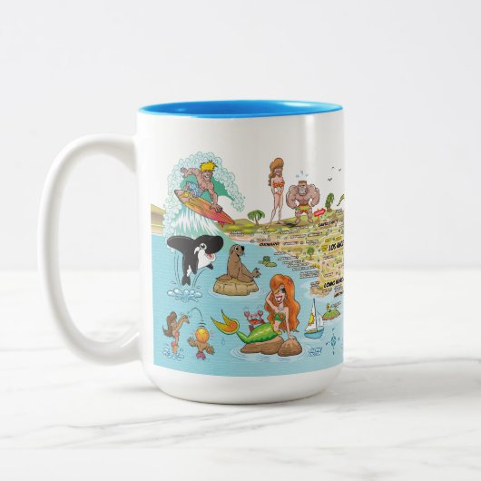 Tasse 2 Couleurs SoCal (Gauche)