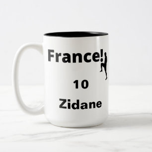 Tasse 2 Couleurs Soccer France, personnalisable
