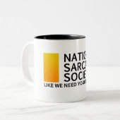 TASSE 2 COULEURS SOCIÉTÉ NATIONALE DE SARCASMES (Devant gauche)