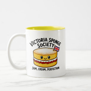 Tasse 2 Couleurs Société Victoria Sponge Gâteau Drôle