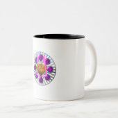 Tasse 2 Couleurs Socle en métal doré (Devant droit)