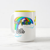 Tasse 2 Couleurs Sœur fière de l'autisme (Devant gauche)