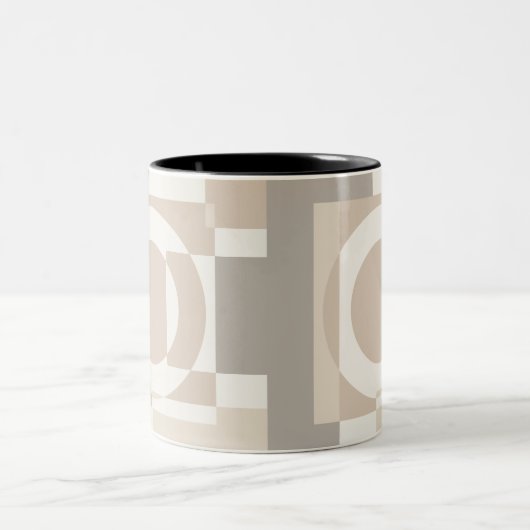 Tasse 2 Couleurs Soft Geometric Blocks – Simple and Sleek (Centre)