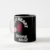 Tasse 2 Couleurs Soft Heart Strong Mind (Devant gauche)