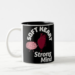 Tasse 2 Couleurs Soft Heart Strong Mind