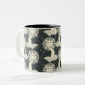 Tasse 2 Couleurs soie de rêves bohème (Devant gauche)