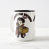 Tasse 2 Couleurs Soif de disques (Devant gauche)