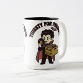 Tasse 2 Couleurs Soif de disques (Devant droit)