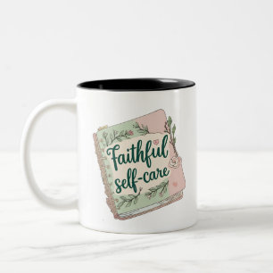 Tasse 2 Couleurs Soin Fidèle de Soi – Autocollant de Bien-être Isla