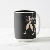 Tasse 2 Couleurs Soirée de 50 ans 50e anniversaire (Devant droit)