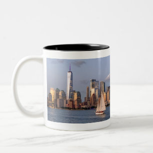 Tasse 2 Couleurs Soirée Skyline Lower Manhattan.JPEG