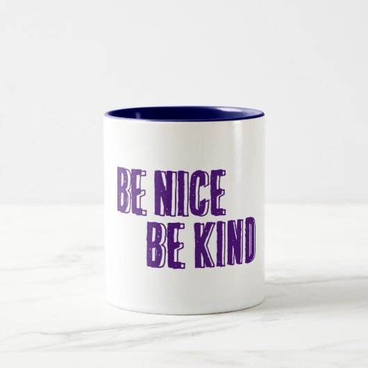 Tasse 2 Couleurs Sois Gentil, Sois Gentil. (Centre)