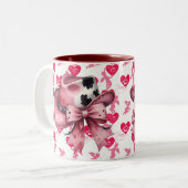 Tasse 2 Couleurs Sois ma Saint-Valentin de campagne (Devant gauche)