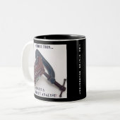 Tasse 2 Couleurs "Soit ça... soit un analyste du budget" (Devant gauche)